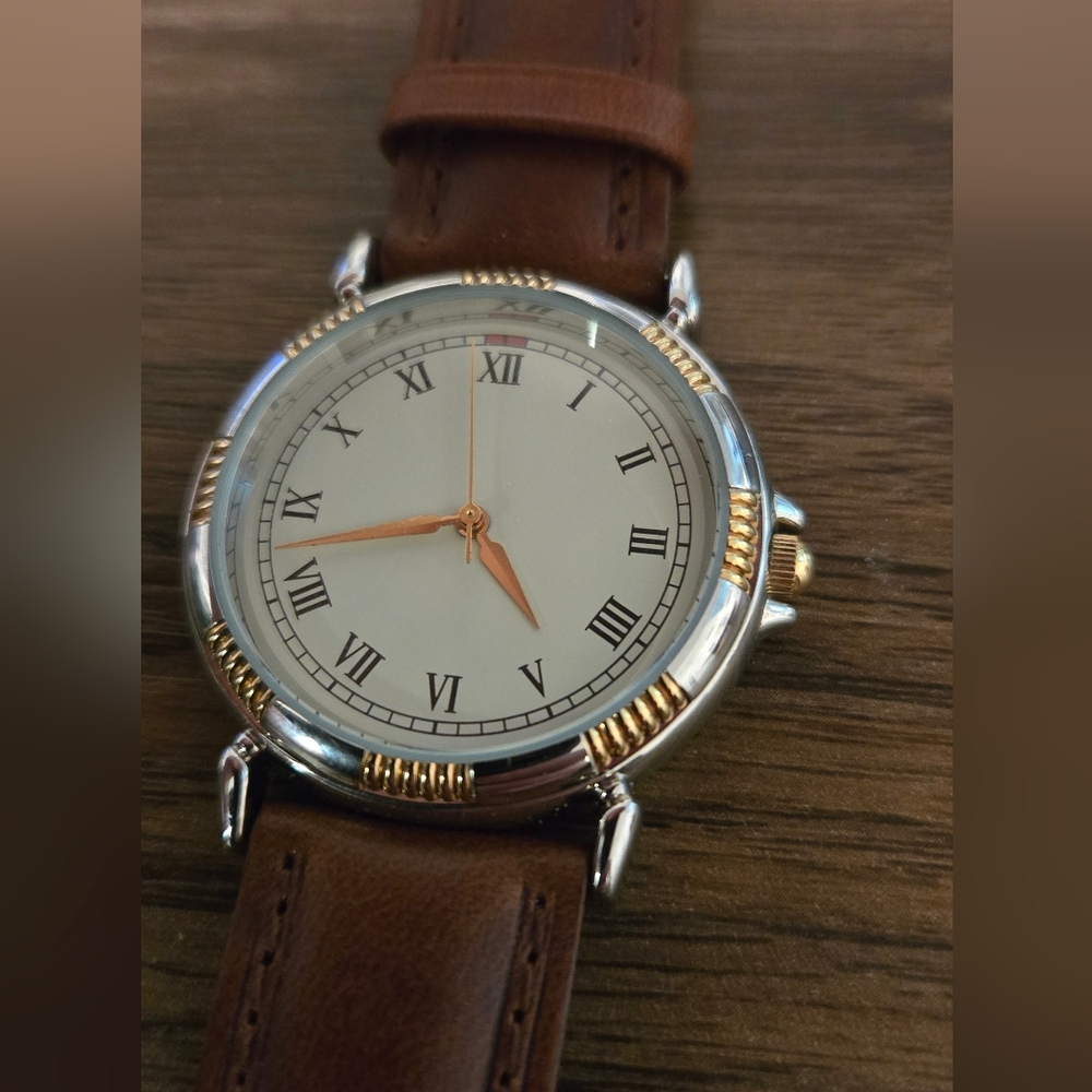 Fossil PR-5001 Women's Classic Brown Leather Band Roman Numeral Wristwatch - Picture 3 of 7